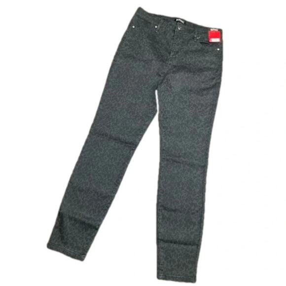 Buffalo David Britton Women's Pant's Leopard Hanna Soft Stretch Size 8 NWT - Picture 1 of 6